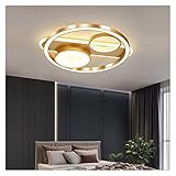 MOTOT Hyundai Kronleuchter Lampe, LED Deckenleuchten Aluminium Gold Deckenleuchte Für Wohnzimmer Schlafzimmer Korridor Licht Moderne Deckenbeleuchtung Deco Luminaria,Moderne Deck