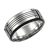 FOSSIL Herrenring Edelstahl 20 mm JF83553040