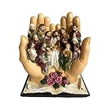 TIMIYUYU Gartendeko Statuen & Figuren, Ornamente Personalisierte Geschenke Home Dekoration Palme Das letzte Abendmahl Christentum Harz Kunsthandwerk