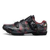 GUOANFG Fahrradschuhe Mode Professionelle Selbstsichernde Mountainbike Sport MTB Schuh Schuhe Outdoor rutschfeste Fahrrad Turnschuhe,A-36 EU