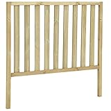 Tidyard Gartenzaun Zaunfeld 182 x 170 cm mit 2 Pfosten,Zaun Zierzaun Minizaun Lattenzaun,Witterungs verrottungsbeständig,Umweltfreundlich,Montagehöhe (sichtbare Höhe):130 cm,Kiefernholz,impräg