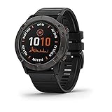 Garmin Fenix 6X Solar Titanium DLC schwarz/grau, 010-02157-21