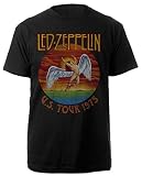 Led Zeppelin Herren T-Shirt 1975 North American Tour b