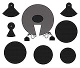 XDrum DMUTE-STU Schlagzeug-Dämpferset Pro Studio für Kesselgrößen: 10' | 12' | 2x 14' | 20'