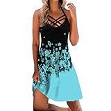 Maxikleider Damen Sommerkleid Boho Blumenkleid Loose T Shirt Kleid Sommerkleid Freizeit Kurzarm Freizeitkeid Damen Blusenkleid Damen Sommer Swing Kleid Strandkleider Partykleid Cocktailk