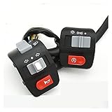 Lenker-Controller-Switches for y.A.m.a.a.a elektrischer Fahrradroller-Signal-elektrisches Nebel-Lichthorn AN AUS Knopfschalter 1 Paar (Color : 1 Pair)
