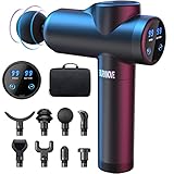 Massagepistole Massage Gun für Nacken Schulter Tiefen Massagegerät mit 99 Geschwindigkeiten 8 Massageköpfen Elektrisches Handmassagegerät 2550 mAh LED Anzeige T