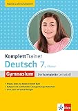 Klett KomplettTrainer Gymnasium Deutsch 7. Klasse: Der komplette Lernstoff mit über 100 Online-Übung