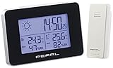 PEARL Funkthermometer: Wetterstation mit Funkwecker, Thermo-/Hygrometer und Funk-Außensensor (Digitaluhr mit Wetterstation)