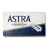 Astra Superior Stainless Double Edge Razor Blades - Pack of 100 B