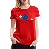 Spreadshirt Die Sendung Mit Der Maus Elefant Spielt Fußball Frauen Premium T-Shirt, M, R
