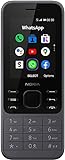 Nokia 6300 4G, Feature-Phone mit Einfach-SIM, Whatsapp, Facebook, YouTube, Google Maps, 4G und WLAN-Hotspot, Google Assistant, Zuverlässiger Performance und Langlebigem Design - C