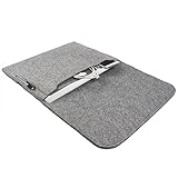 eFabrik Hülle für Odys Evolution 12 (11,6 Zoll) Notebook Schutz Tasche Laptop Case Soft Cover Schutzhülle Sleeve Filz hell g