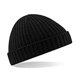Beechfield B460 Trawler Baby mütze, Schwarz, Einheitsgröß