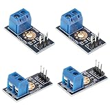 PCXWTLN Spannungsprüfer, Sensor-Messmodul, Spannungsmessmodul, Spannung DC 0~25 V, für Arduino UNO Mega Robot Smart Car Geekstory (4 Stück)