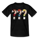 Spreadshirt Die DREI Fragezeichen Kids Silhouetten Teenager T-Shirt, 134-146, Schw