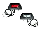 2x LED Umrissleuchte Begrenzungsleuchte Positionsleuchte 12-24V für LKW PKW Anhänger, Trailer, Wohnwagen usw