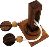 LOGOPLAY Tong Tang - Schnurpuzzle - Denkspiel - Knobelspiel - Geduldspiel - Logikspiel aus H