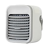 Yokbeer Luftkühler | 3 in 1 Mini Air Cooler | Klimagerät 3 in 1 | Raumluftkühler Cooler Typ mit Farbwechsel | Klimaanlage | Luftkühler (Color : Gray)