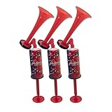 4 x Air Horn Stadionhorn Druckluftfanfare Luftdruck Tröte Hup