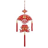 Angoily Chinesische Fu Charakter Chinesische Rote Knoten Quaste Ornament 2021 Chinesische Neujahr Frühlingsfest Hängen Dek
