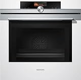 Siemens HM676G0W1 iQ700 Einbau-Elektro-Backofen mit Mikrowelle / Weiß / A+ / activeClean Selbstreinigungs-Automatik / varioSpeed / cookControl Plus vollautomatisches B