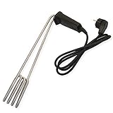 Großer Elektrischer Wasserkocher XL Tauchsieder für Wohnwagen, Camping, Reisen oder Profis, 2000 W, 230 V