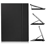 Fintie Hülle für Samsung Galaxy Tab A 9.7 (T550N / T555N) 9,7 Zoll Tablet-PC - Ultra-schmaler Flip Folio Book Cover Schutzhülle mit Auto Schlaf/Wach Funktion, Schw