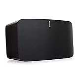 Sonos Play:5 WLAN Speaker (Kraftvoller WLAN Lautsprecher mit bestem, kristallklarem Stereo Sound – AirPlay kompatibler Multiroom Lautsprecher) schw