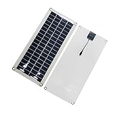 ITING 20W 12V Outdoor Solar Panel Ladegerät Solar Batterie Ladegerät Regler Erhaltungsbatterie Ladegerät RV AGM Komp