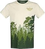 The Legend of Zelda Hyrule - Forest Männer T-Shirt altweiß L