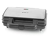 Emerio ST-109562 Sandwichtoaster, Edelstahl, Silver, XX-Larg