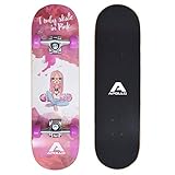 Apollo Kinder Skateboard, kleines Komplett Board mit ABEC 3 Kugellagern und Aluminium Achsen - Holzboard - Coole Designs für Kinder und Jugendliche - Cruiser Boards für Mädchen und Jung