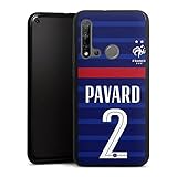 DeinDesign Silikon Hülle kompatibel mit Huawei P20 Lite 2019 Case schwarz Handyhülle Trikot Nationalmannschaft Europ