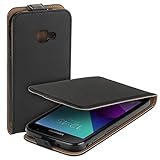 yayago Flip Tasche für Samsung Galaxy Xcover 4 / 4s Schutzhülle Flip Case Hülle Klapphülle Schw