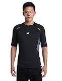 adidas Herren kurzärmliges Shirt Techfit Preparation, black, XXL, W58876