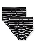 Schiesser Herren Sportslip mit Eingriff (2er Pack), schwarz, 7