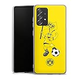 DeinDesign Hard Case kompatibel mit Samsung Galaxy A52s 5G Schutzhülle transparent Smartphone Backcover Borussia Dortmund Biene BVB