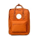 DDXJKL rucksack Neue Kontrastfarbe Reisetasche College-Stil Mädchen wasserdichter Rucksack High School Schüler Schultasche-Ziegelfarbe_16 Z