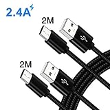 Micro USB Ladekabel für Samsung Galaxy A7 2018/A6 A6 Plus A10 J4 J4+ J6 J6+/J5 J7 J3 2017/Huawei P Smart Plus 2019/P10 Lite/P9 Lite/P8 Lite/LG K40 k20 K8,Nokia 4.2 2.3 3.2,2.4A Kabel Schnellladekab