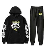 SHINEE R I P Rapper Juice Wrld Hoodies Anzug Sweatshirts Hose 2PCS Sets Männer Frauen Hoodie Trainingsanzug Hip Hop Sweatshirt Sets,A1,S