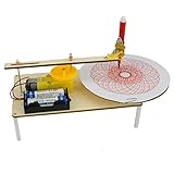 BJH Mint-Spielzeug DIY Elektroplotter Grundschule Handgefertigte Technologie Kleine Produktion Kreative Erfindung Wissenschaftliche Arbeitsmaterialien für Kinder (Eine Einheitsgröße)