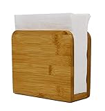 Rustikaler Serviettenhalter aus Bambus – freistehender Taschentuchspender für Küchenarbeitsplatten – Esszimmerzubehör – Restaurant Aufbewahrung Organizer – Bar Essential und Dek