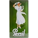 Nostalgic-Art Retro Blechschild - Persil - Weiße Dame Grün 1933, Vintage Geschenk-Idee für Retro-Fans, zur Dekoration, 25 x 50