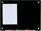 Audio-Visual Direct Whiteboard-Set, magnetisch, Glas, trocken abwischbar, 43,5 x 58,5 cm, Schw