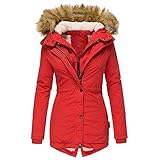 Outdoorjacken Softshelljacke GefüTterte Herbstmantel Oder Parka Damen Regenjacke Lang Regenmantel Mit Kapuze Wasserdicht üBergangsjacke Windbreaker Regenparka Leicht Wanderjacke W