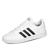 adidas Damen Grand Court Base Laufschuh, Bianco FTWR White Core Black Dark Blue, 40 EU