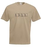 The Big Bang Theory inspiriertes T-Shirt 'Speck', grafisches Design, Unisex, Herren Gr. S, khak