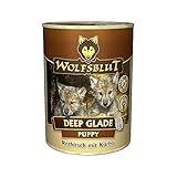 Wolfsblut - Deep Glade Puppy - 6 x 395 g - Rothirsch und Wasserbüffel - Nassfutter - Hundefutter - G