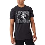 New Era NFL Shirt - Team Logo Las Vegas Raiders Charcoal L